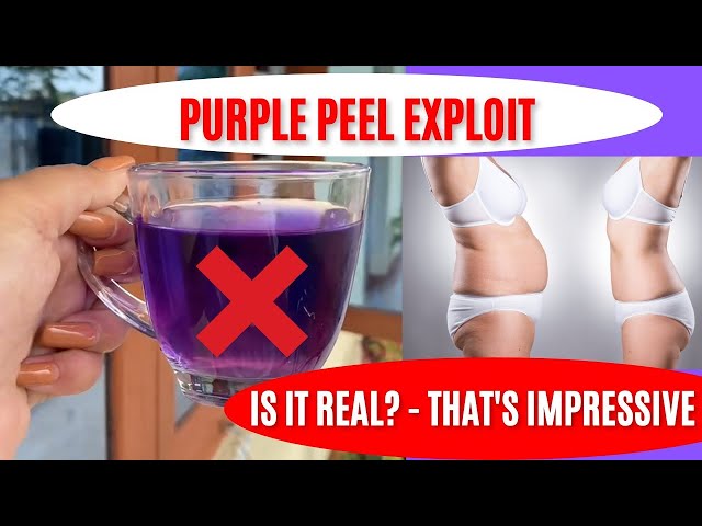 The 6 Second Purple Peel Hack for Fast Weight Loss: A Simple Solution for Boosted Energy